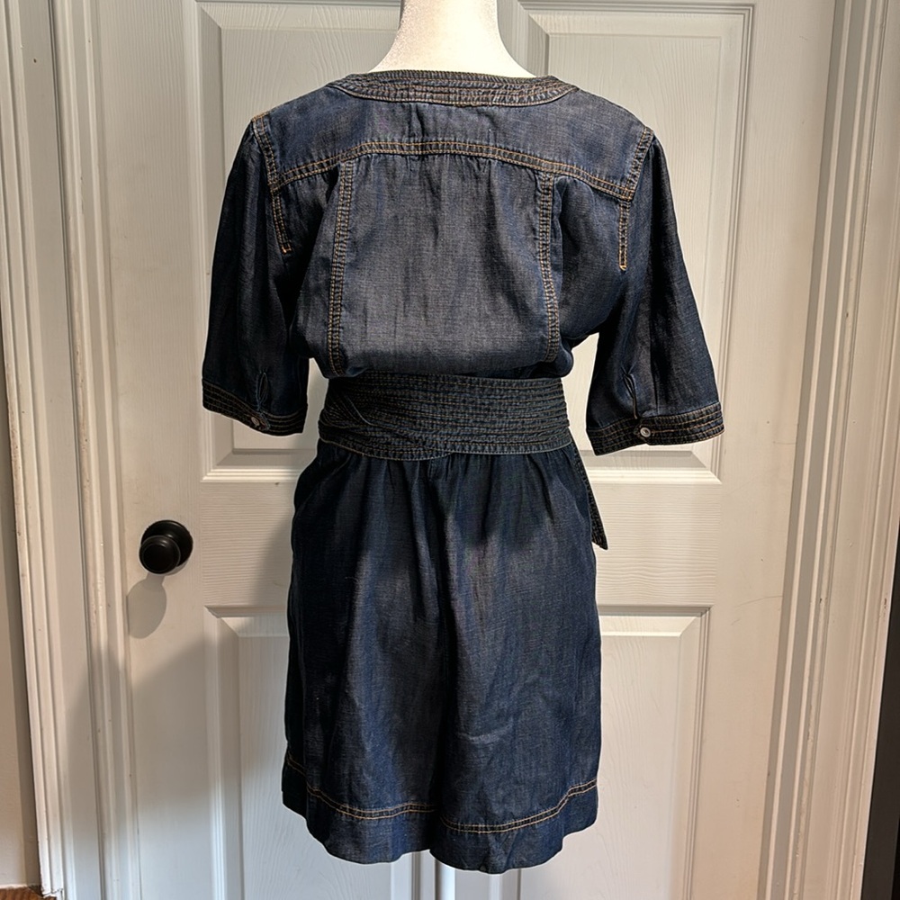 Pilcro Jean Romper - Anthropologie Size 10 - Picture 3 of 6